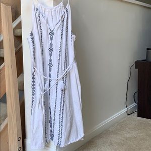 Summer blue and white dress!